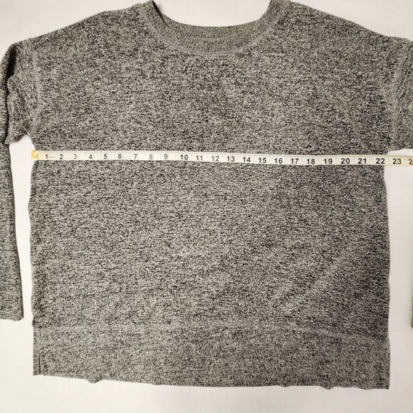 Lucky Brand Sweater Women's Medium Pullover Lightweight Gray Casual Crew Neck - Picture 6 of 10